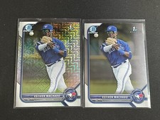 2022 Bowman Estiven Machado MOJO + Base Chrome #BCP-12 Blue Jays Prospect