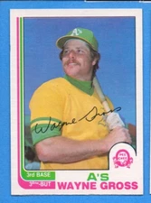 1982 O-Pee-Chee #303 Wayne Gross Athletics