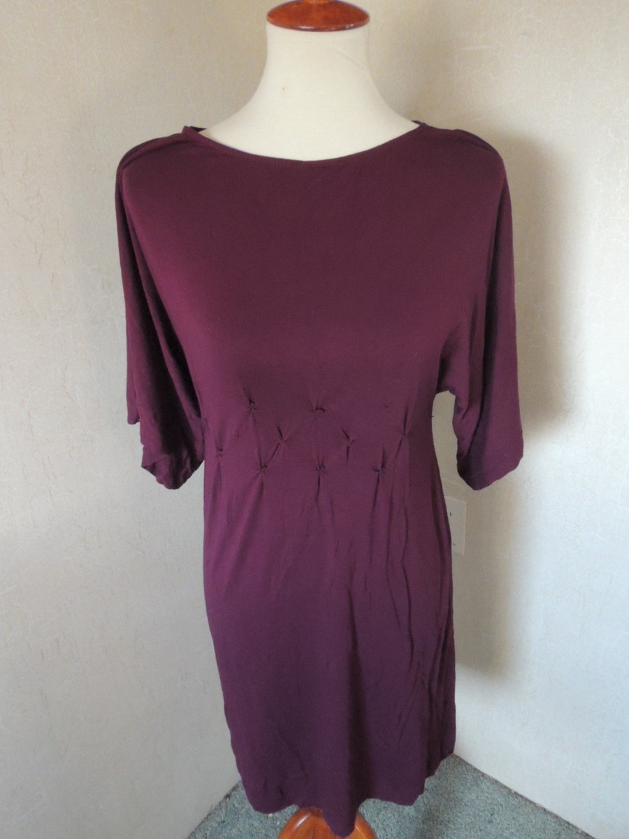 max studio purple dress Max Studio women's deep purple viscose dress small New