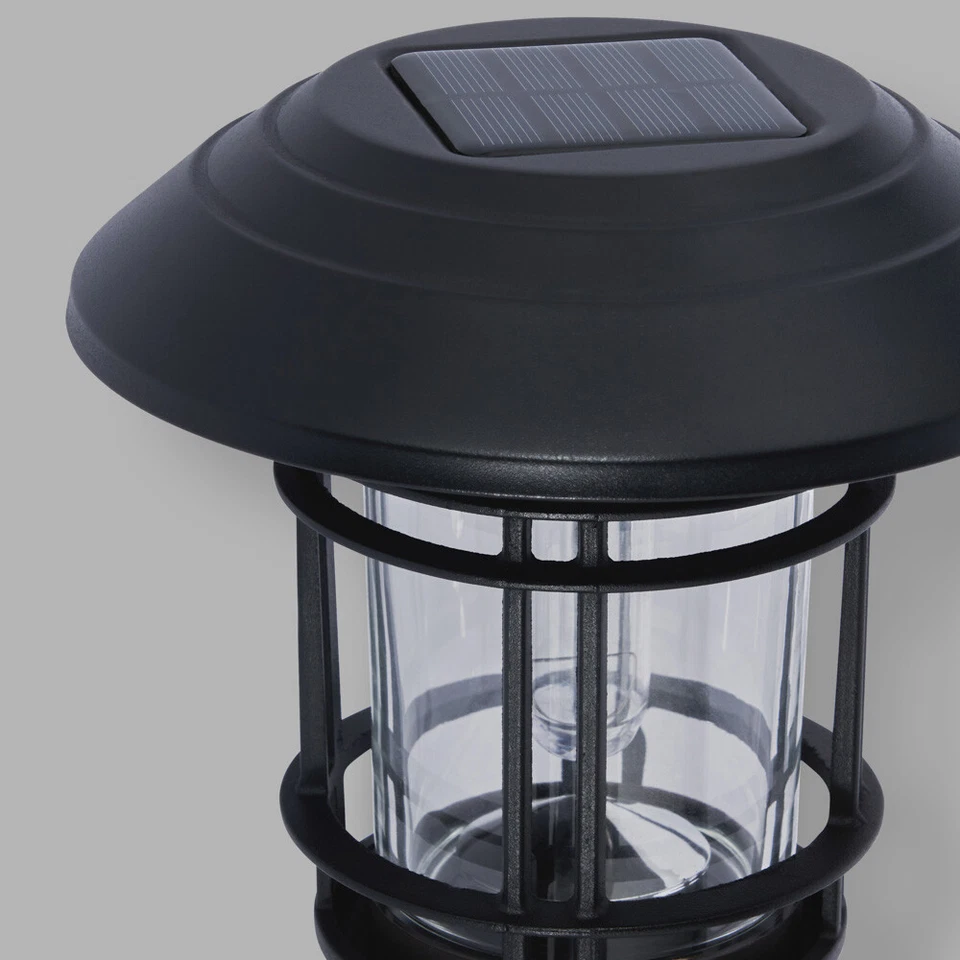Litecraft Delonix Spike Light Outdoor Solar Powered Garden LED Fitting - Black - Image 4 of 4