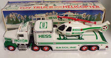 1995 Hess Toy Truck and Helicopter with Original Box - HS-F3-L