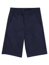 Boys School Uniforms Slim-Fit Flat Front Shorts Blue Size 10 Slim --A9--