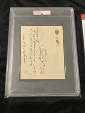 PRESIDENT JAMES MONROE ALS Autographed SIGNED PSA/DNA Handwritten Letter Psa
