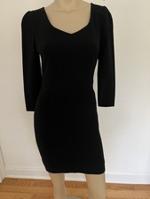 DOLCE&GABBANA BLACK BELLUCI SHEATH DRESS IT40 US4