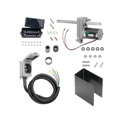 Draw-Tite Trailer Jack Replacement | Electric Powered Kit | Single Speed | Black