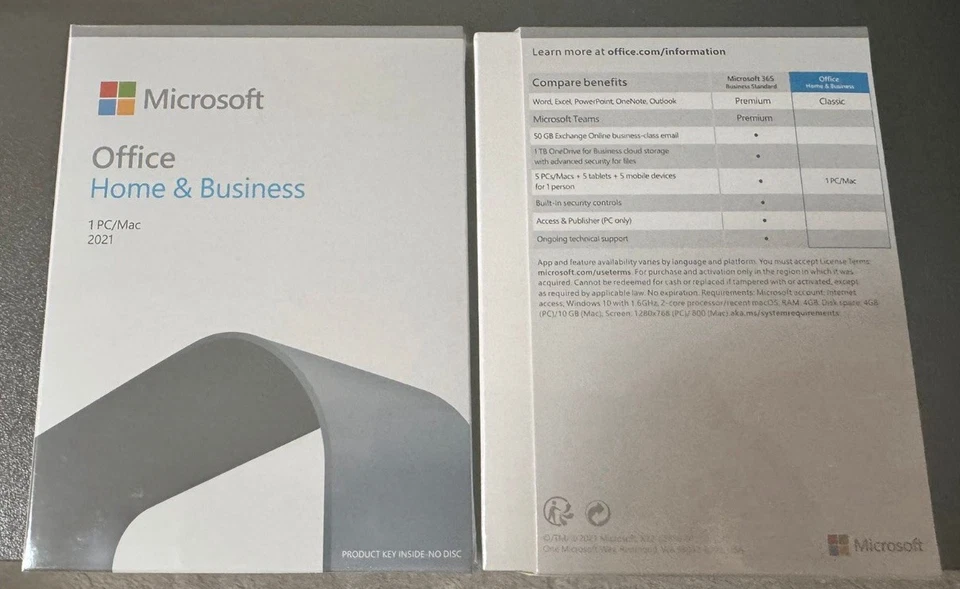 Microsoft Office Home & Business 2021 for MAC Only| Brand New | Sealed - Image 4 of 4