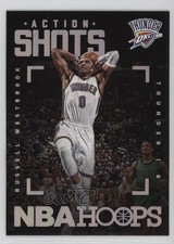 2015-16 Panini NBA Hoops Action Shots Russell Westbrook #7 0t2
