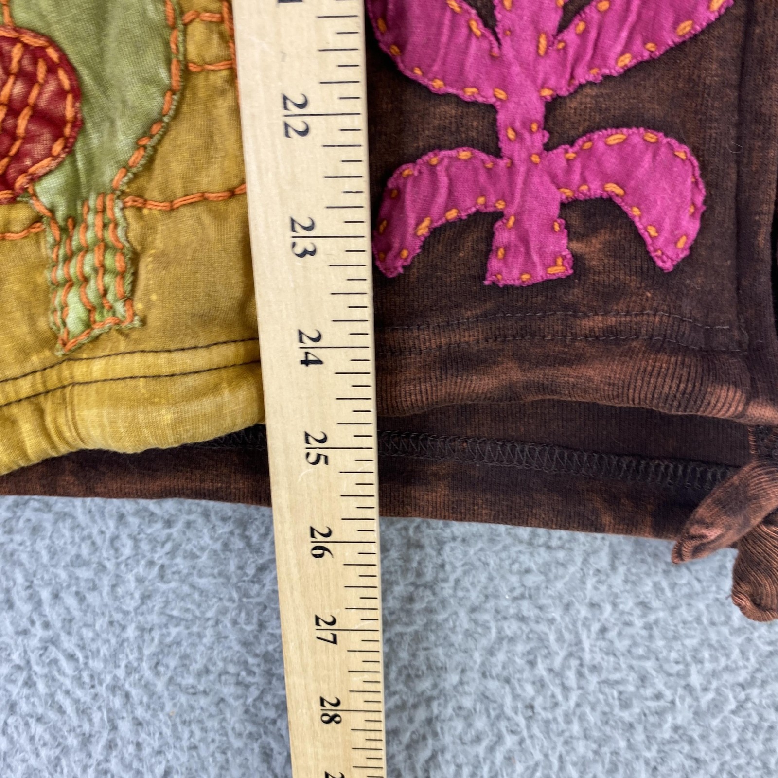 Greater Good Hoodie Womens Small Medium Boho Patc… - image 7