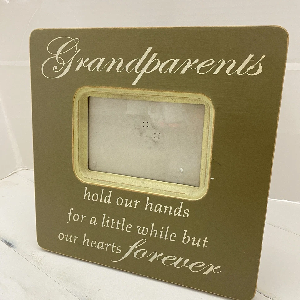 Grandparents Wood Frame Tabletop Photo Frame 4x6 Memories 11" x 11" - Image 3 of 4