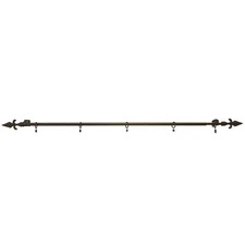 Herrschners® Black Finial Rod with Clips Hanger