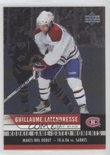 2006-07 Upper Deck Rookie Game-Dated Moments Guillaume Latendresse #RGD13 7o1