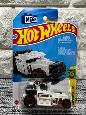 Hot Wheels Mega Experimotors 1/5 Brick And Motor 25/250 White