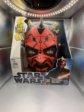 Hasbro Star Wars 2011 Phantom Menace Darth Maul electronic helmet New
