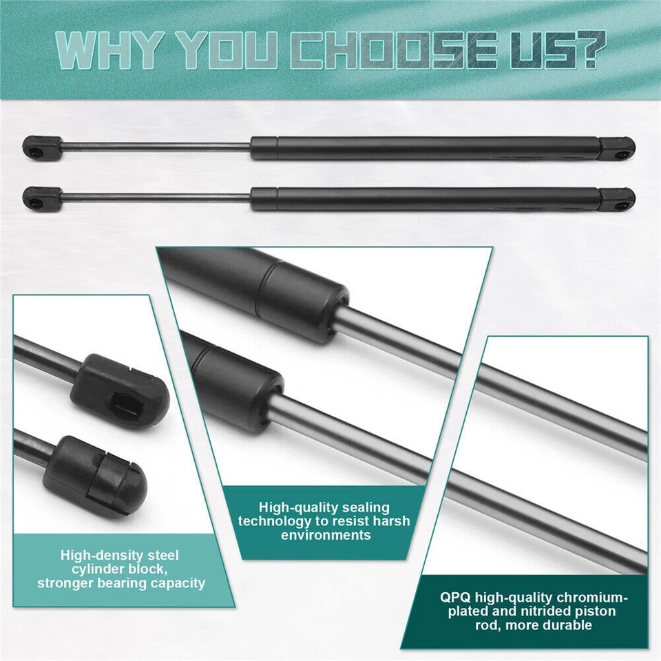 Rear Trunk Tailgate Gas Shock Struts Lift Supports For 1998-2004 Ford Focus MK1 Foto 3 de 4