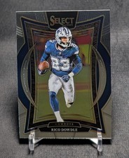 Rico Dowdle Concourse Level 2024 Panini Select Football Card #90 Dallas Cowboys