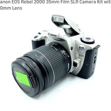 Canon EOS Rebel 2000 35mm SLR Camera Kit w/ 28-80mm Lens, Built-in Flash