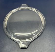 Vintage Pyrex Tab Handle Glass Casserole Replacement Flat Bottom Lid 18 470-C S3