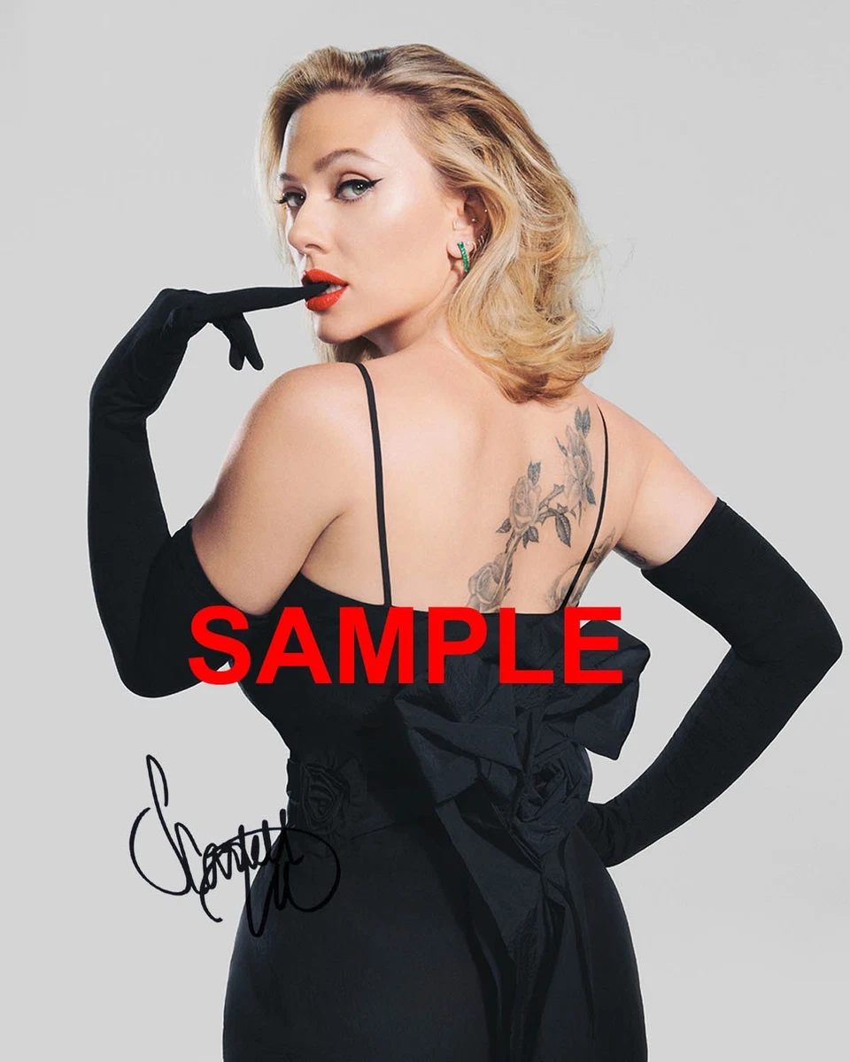Scarlett Johansson Photo Indiana Original Autographed Movie Photos