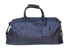 Cambridge Luxury Soft Pebbled Leather Overnight Duffel Bag Weekender Carry On — photo 1