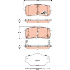 Kits de frein Hyundai H-1