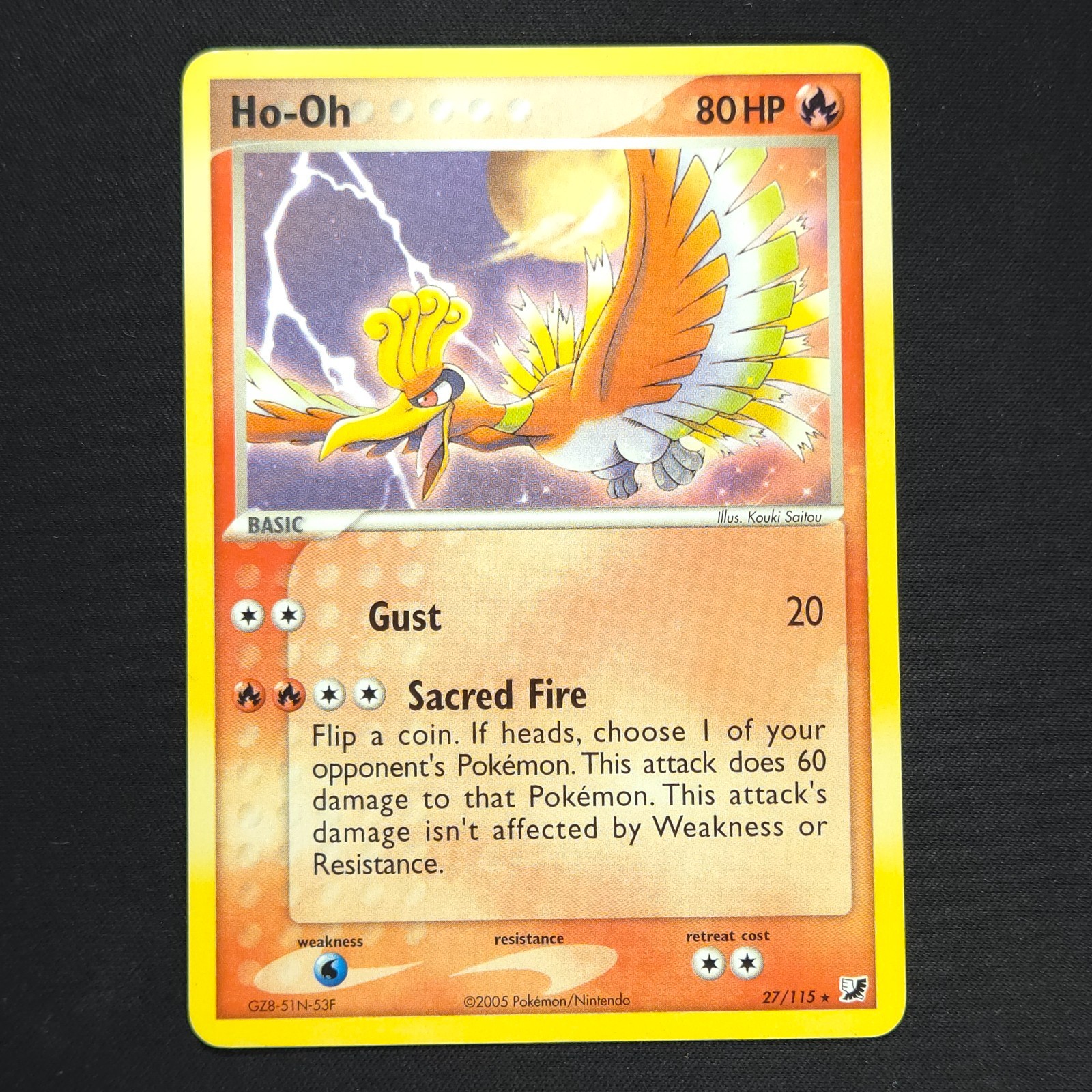 Ho-Oh 27/115 - Unseen Forces - Pokemon Card