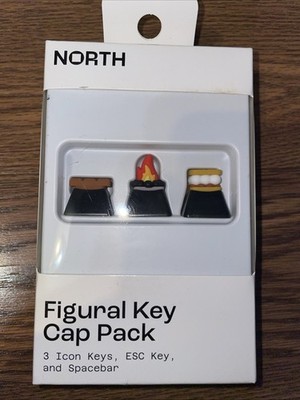 Cute Smores Key Caps For Computer Keyboards 3 Icon keys ESC Key, Spacebar