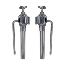 2 Stück Beckenständer Tom Mount Zubehör verstellbar Drum Arm Ständer L Rod Single