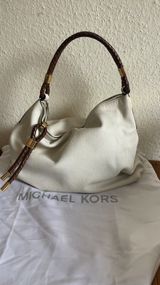 Michael Kors Lexington Large Tasche Hobo Bag Creme Elfenbein