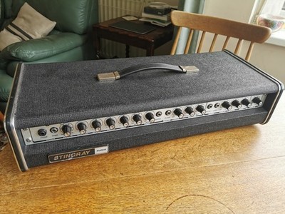 Carlsbro Stingray Super Vintage 70's Guitar Amp Head 120 Watt, Top Zustand