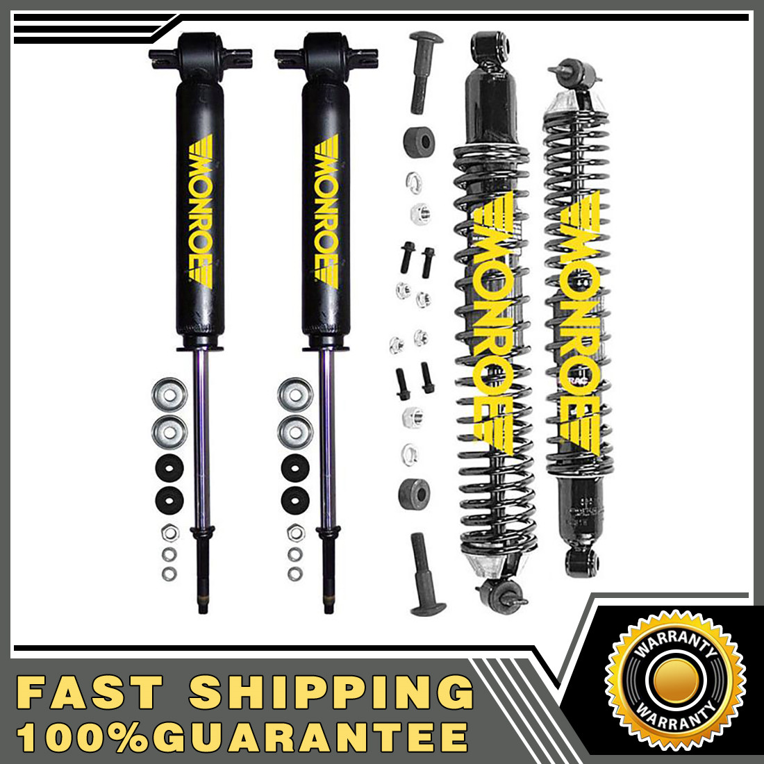 4 Front Rear Monroe Shocks and Struts For Pontiac Star Chief 1964 1963