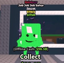 Steal a Brainrot Rainbow Job Sahur 7M Million a Second