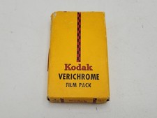 Expired 1949 Kodak Verichrome Film Pack V500 4.5x6cm 1-3/4 x 2-3/8" in Box