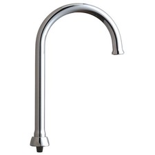 CHICAGO FAUCETS GN2FCJKABCP Spout,Brass,Fits Chicago Faucets 26Y215