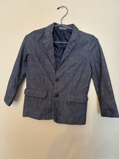 Boys Chambray Blazer Crazy 8 Size 5-6 Easter Blazer