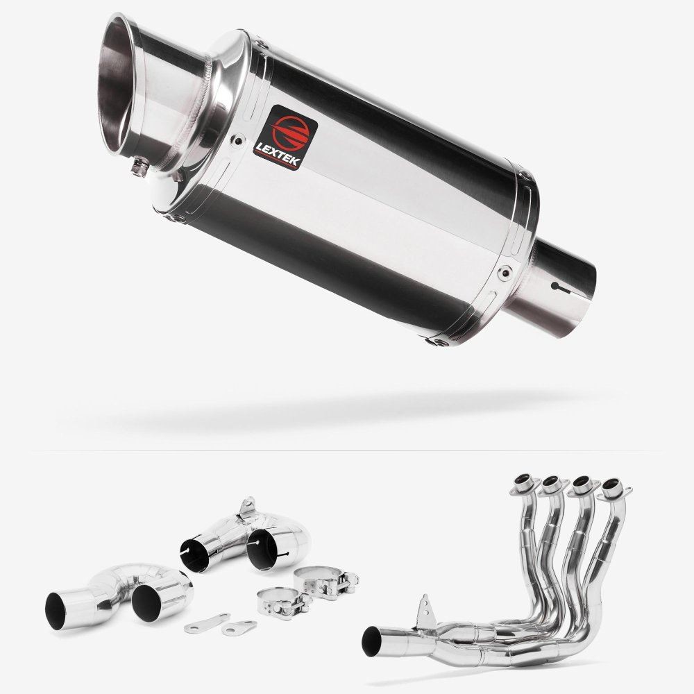 Lextek YP4 Stubby Exhaust System 200mm for Honda CBR1000RR Fireblade (14-16)