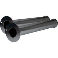 Par de deflectores Khrome Werks Ripper para silenciadores HP-Plus de 4,5"