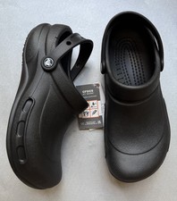 CROCS Bistro Work Clog Slip Resistant Black M 10/ W 12