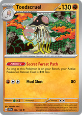 Toedscruel 089/159 Journey Together Uncommon Pokemon NM/M