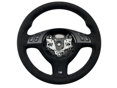 Original BMW  Lenkrad M-Sportlenkrad  E39 E46 E53  Alcantara  M-Spange