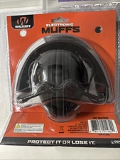 NEW Walker's Electronic Ear Protection Muff, 22 NRR, Black