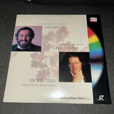 FACTORY SEALED Laserdisc Pavarotti  Levine Piano in Recital Metropolitan Opera