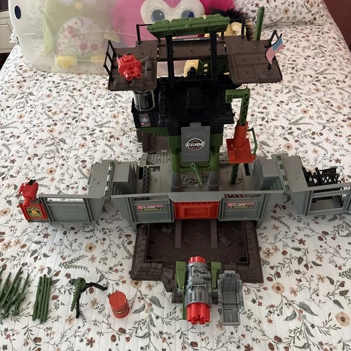 New ListingVintage Hasbro 1992 GI Joe Headquarters Command Base Playset parts incomplete