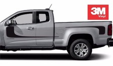 Hockey Stripe 3M Vinyl Sticker Decal Graphic 2015-2016 Chevy Colorado Extended