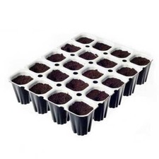 Vassoio kit Germinazione semi piante fiori Spongepot 20 cubi spugna biologica