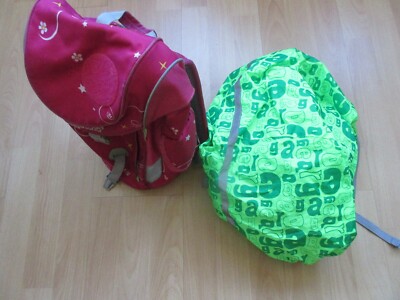 Rucksack Mädchen Ergolino 38 cm hoch Boden 20 x 15 cm Pink ohne Kletties ergobag