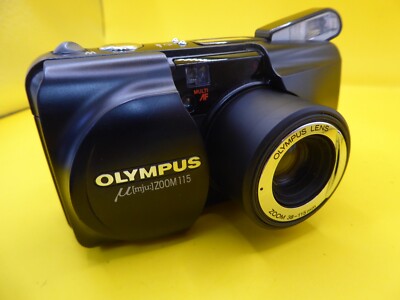 exc OLYMPUS μ [mju:] Zoom 115 KAMERA 38-115mm schwarz Kleinbildfilm Point & Shoot