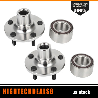 Front Wheel Hub & Bearing Kit (2) For Ford C-MAX 2.0L L4 2013-2016 2017 2018