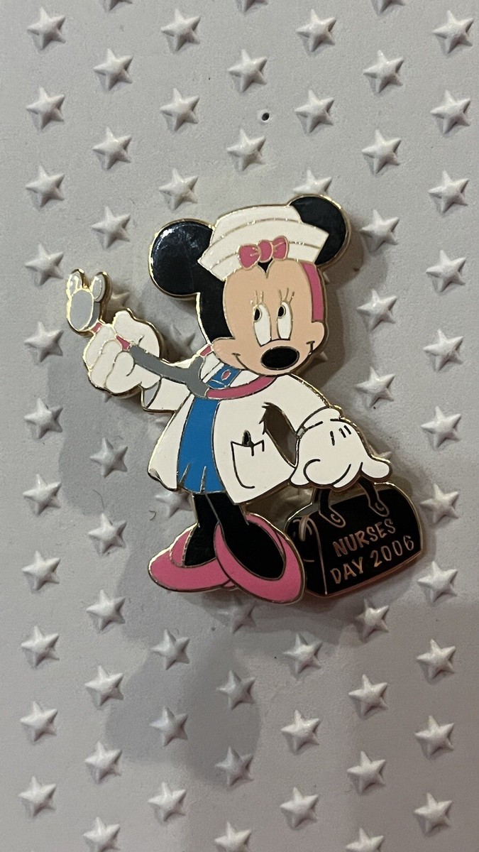 ディズニーストア　ピンバッジ　ミニーマウスとチップとデール　ナース　フィガロ ディズニーストア ピンバッジ ミニーマウスとチップとデール ナース