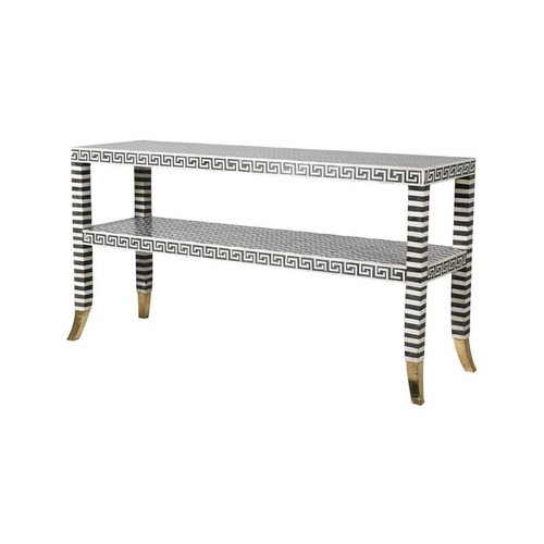Bone inlay Console Table,Bone Inlay Furniture Home Decor Linving Room - Picture 10 of 10