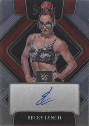 2022 PANINI PRIZM WWE CHAMPION SIGNATURES CS-BLY BECKY LYNCH PSA 8